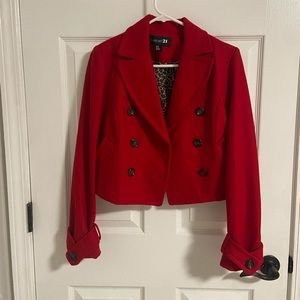 Cropped Red Jacket